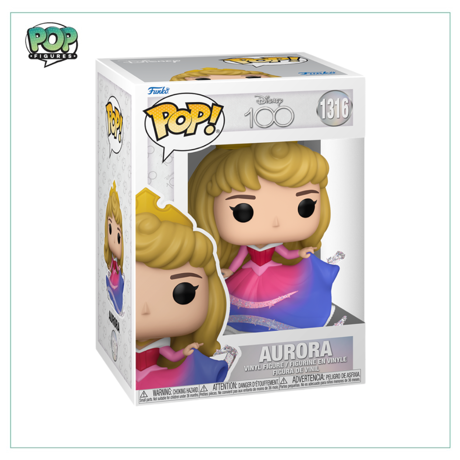 Aurora #1316 Funko Pop! Disney 100th