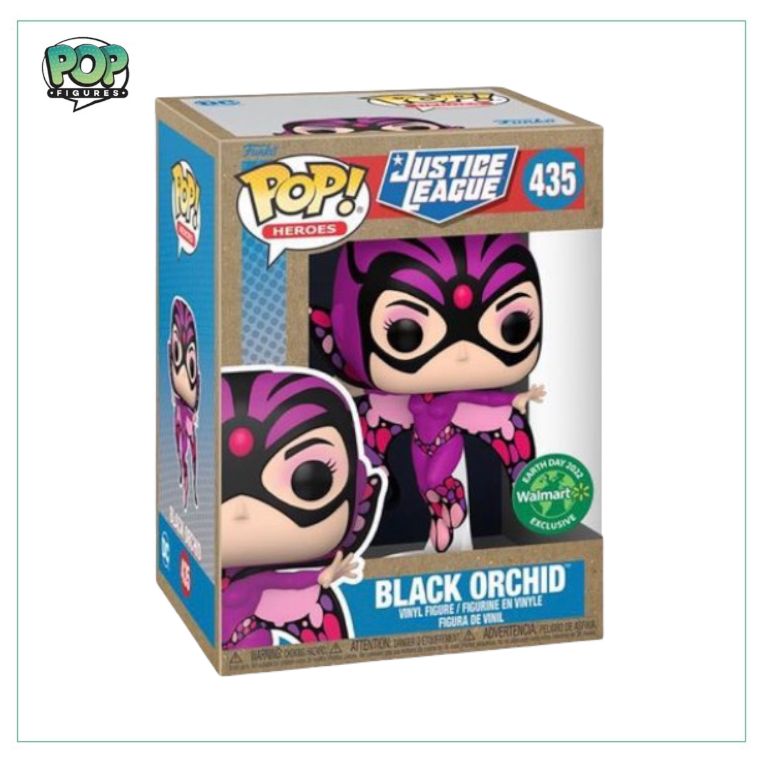 Black Orchid #435 Funko Pop! Justice League - Walmart Earth Day Exclusive