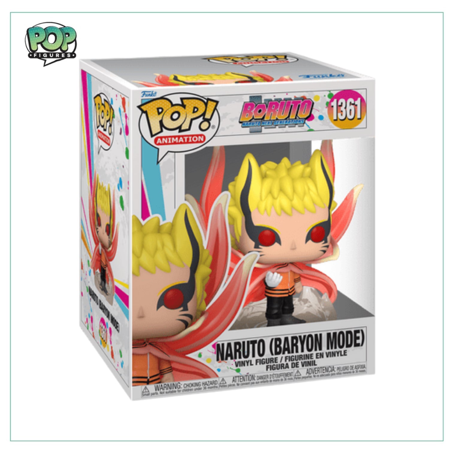 Naruto (Baryon Mode) #1361 Funko Pop! Super Boruto Naruto Next Generation - PREORDER