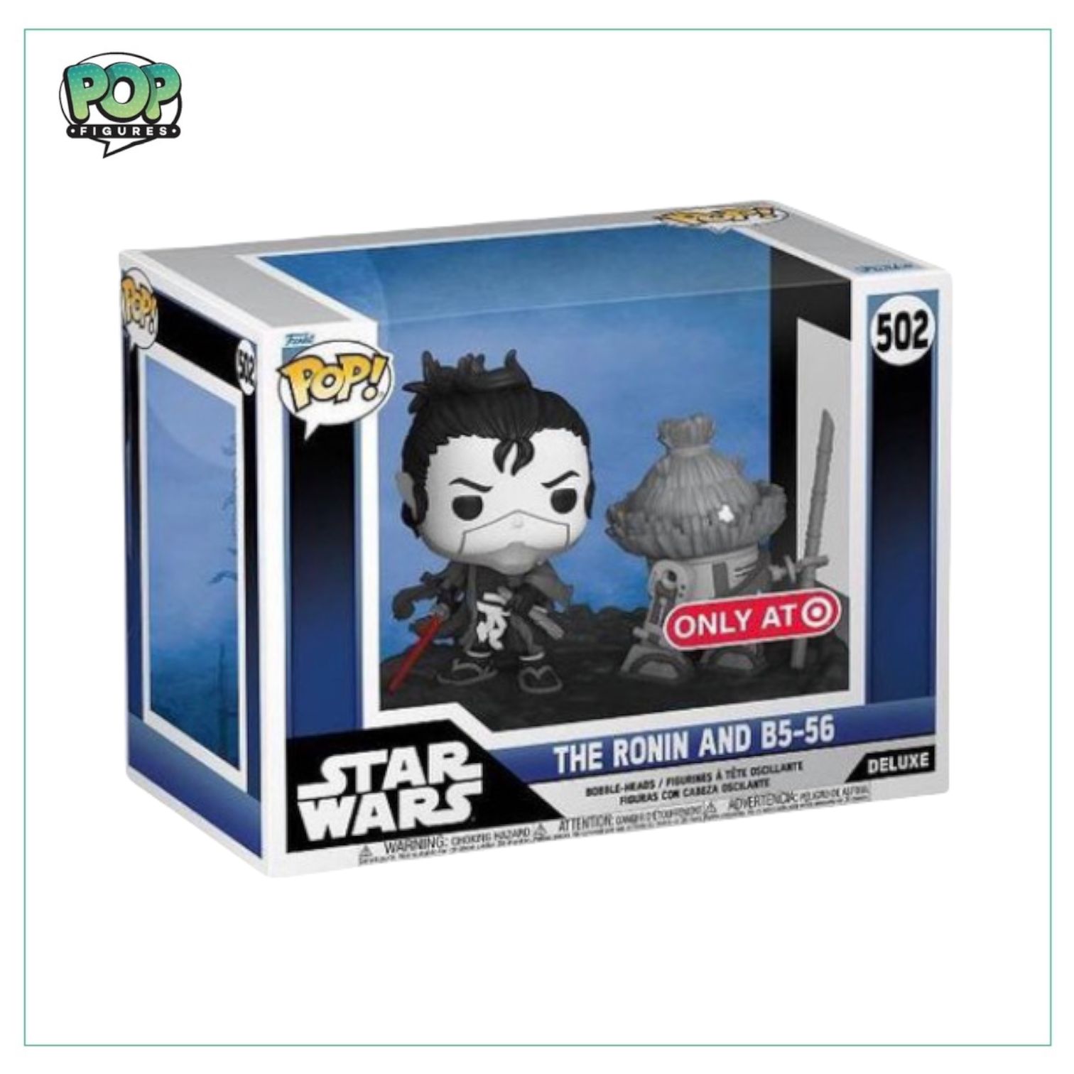 The Ronin & B5-56 Funko Pop! #502 Deluxe Star Wars: Visions - Target Exclusive