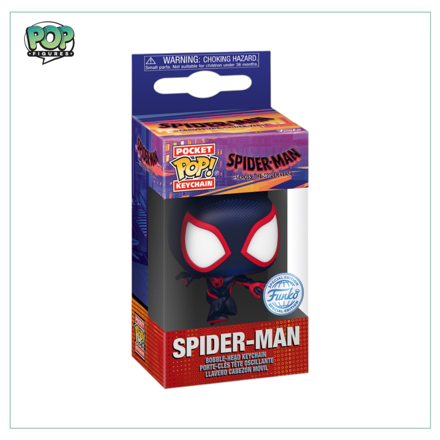Spider-Man Funko Pocket Pop! Keychain Spider-Man Across the Spiderverse - Special Edition - PREORDER