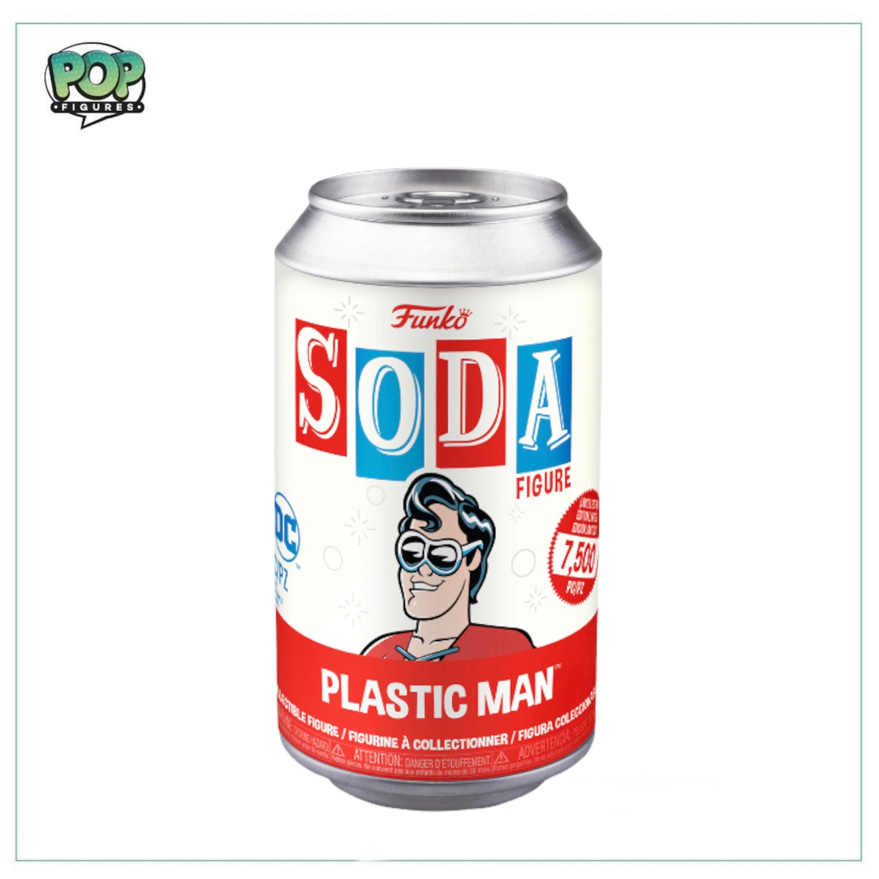 Plastic Man Funko Soda Vinyl Figure! - DC - LE7500 Pcs - Chance Of Chase