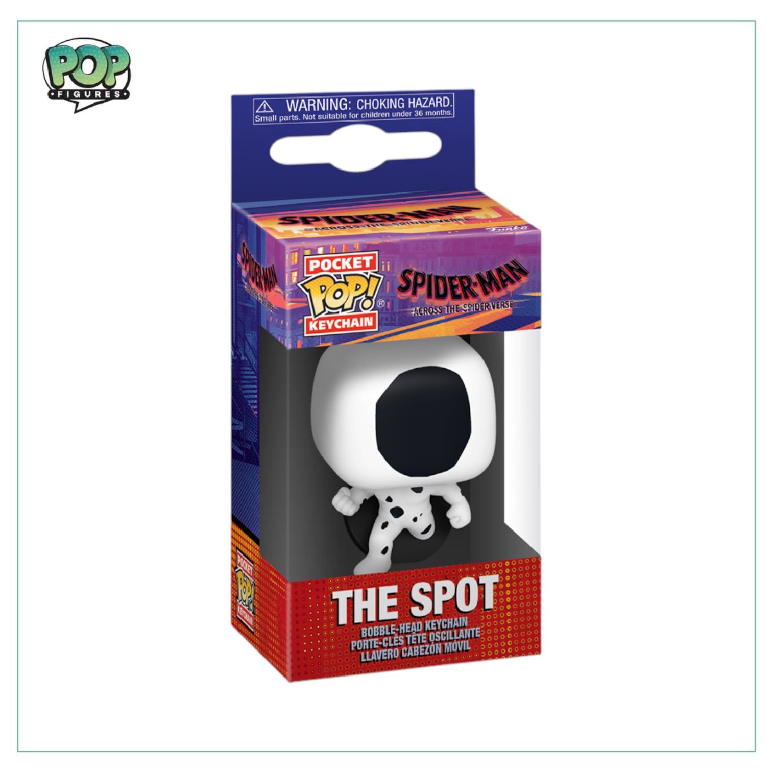 The Spot Funko Pocket Pop! Keychain Spider-Man Across the Spiderverse