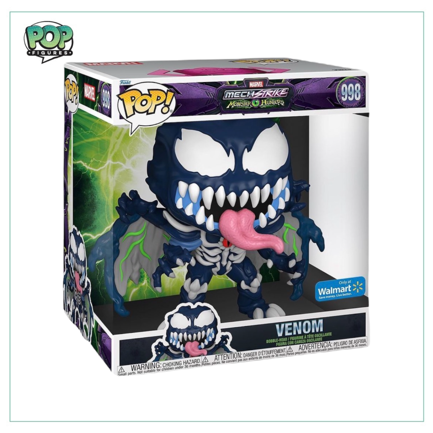 Venom #998 Deluxe 10" Funko Pop! Mech Strike Monster Hunters Soldier -  Walmart Exclusive