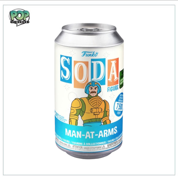 Man-At-Arms Funko Soda Vinyl Figure! - Masters Of The Universe - LE7500 Pcs - ECCC 2021 Shared Exclusive - Chance of Chase