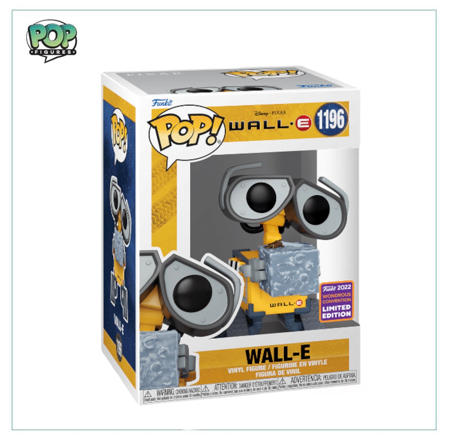 Wall-E #1196 Funko Pop! Disney - 2022 Wonderous Convention Limited Edition