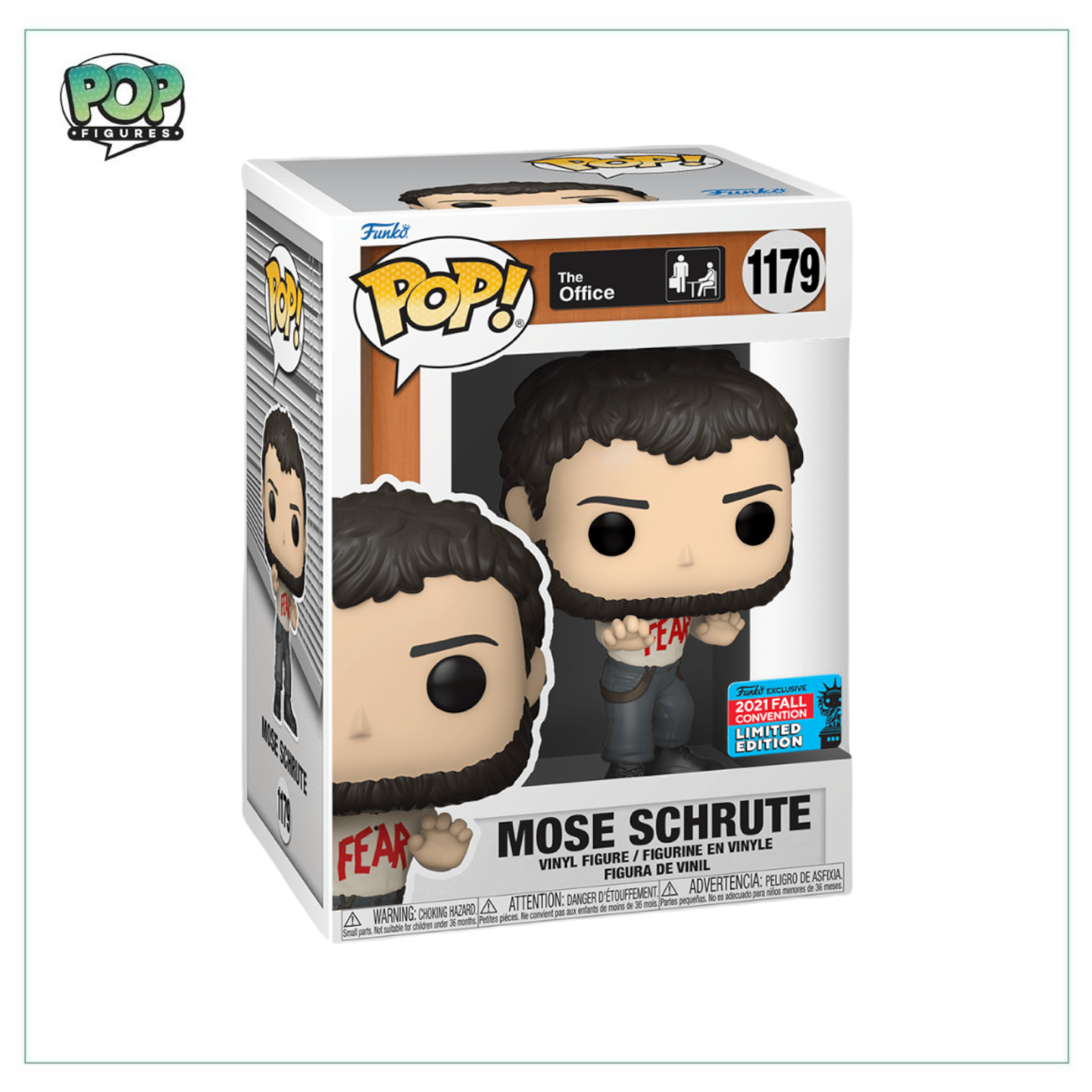 Mose Schrute #1179 Funko Pop! The Office -  2021 NYCC Shared Exclusive