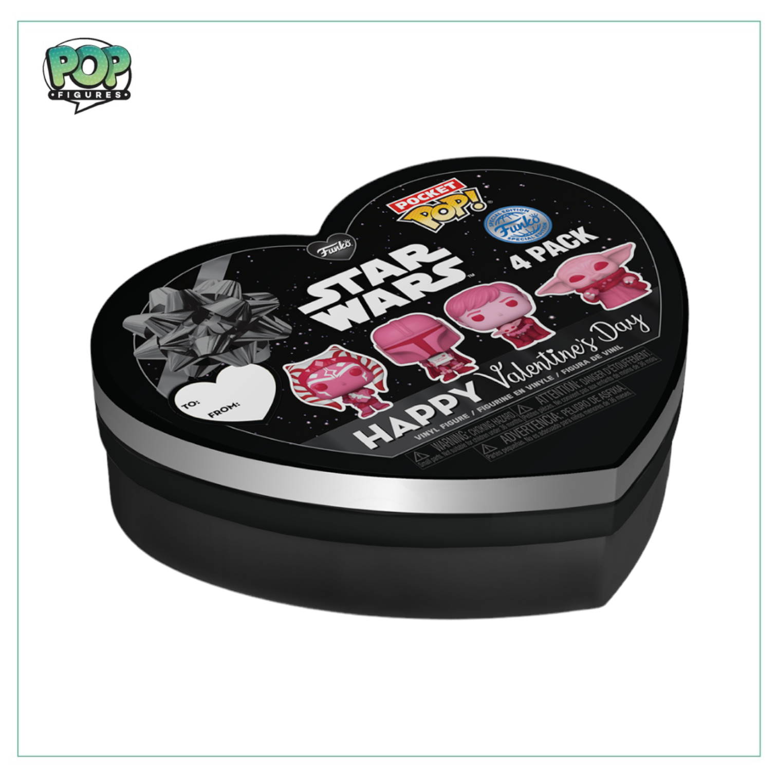 Star Wars Valentines Funko Pocket Pop! 4 Pack