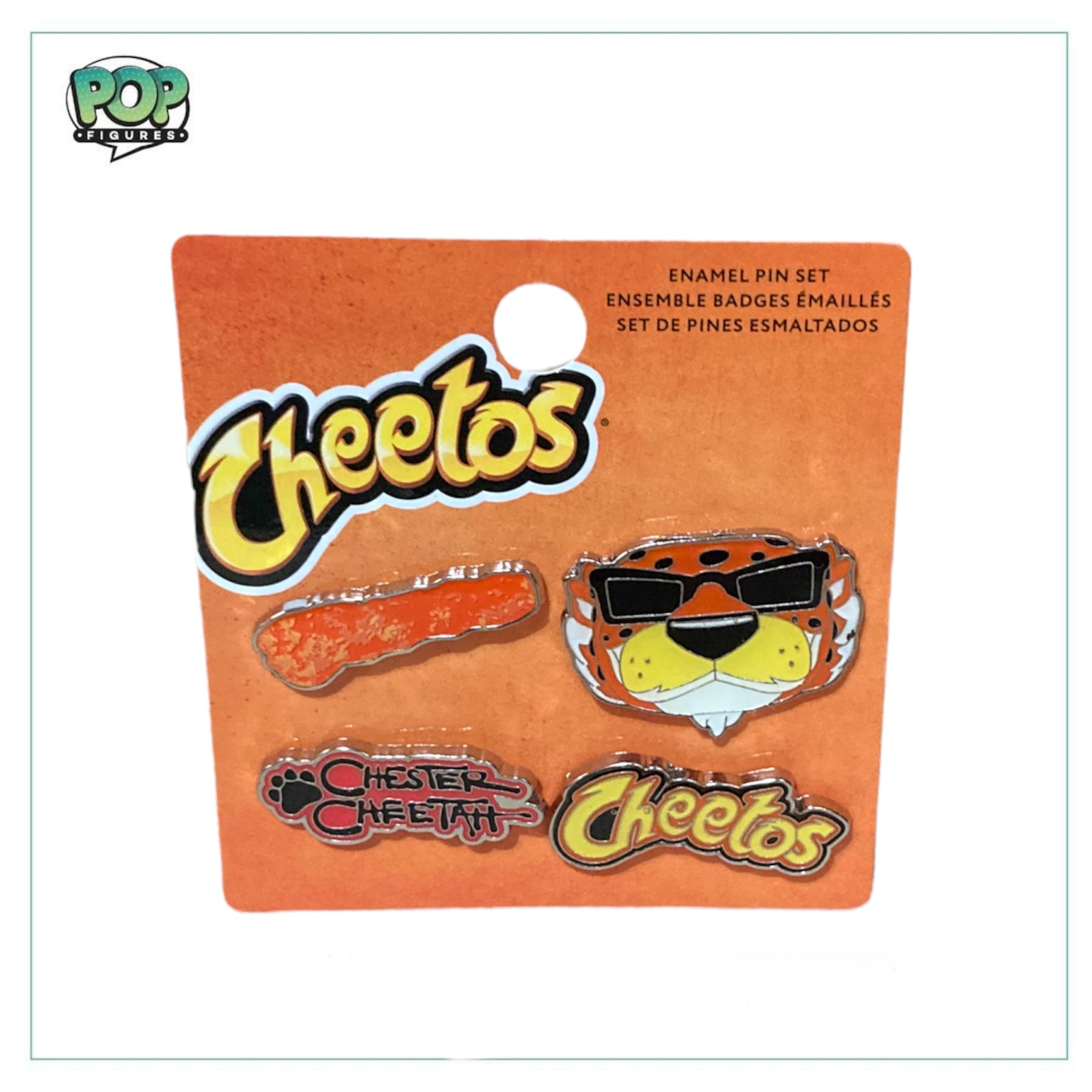 Cheetos 4 Pack Enamel Pin Set! Cheetos