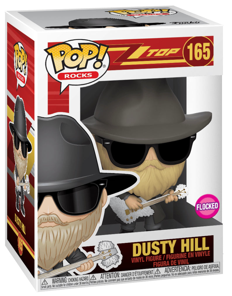 Dusty Hill (Flocked) #165 Funko Pop! ZZ Top