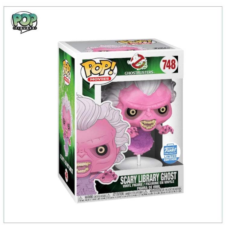 Scary Library Ghost #748 (Translucent) Funko Pop! - Ghostbusters - Funko Shop Exclusive