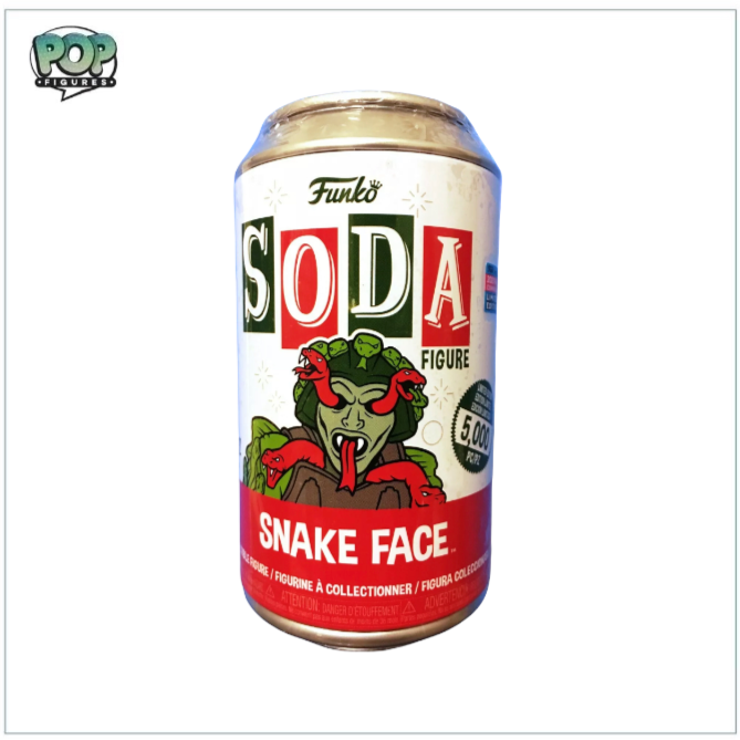 Snake Face Funko Soda Vinyl Figure! - Masters Of The Universe - LE5000 Pcs USA - NYCC 2021 Shared Exclusive - Chance of Chase