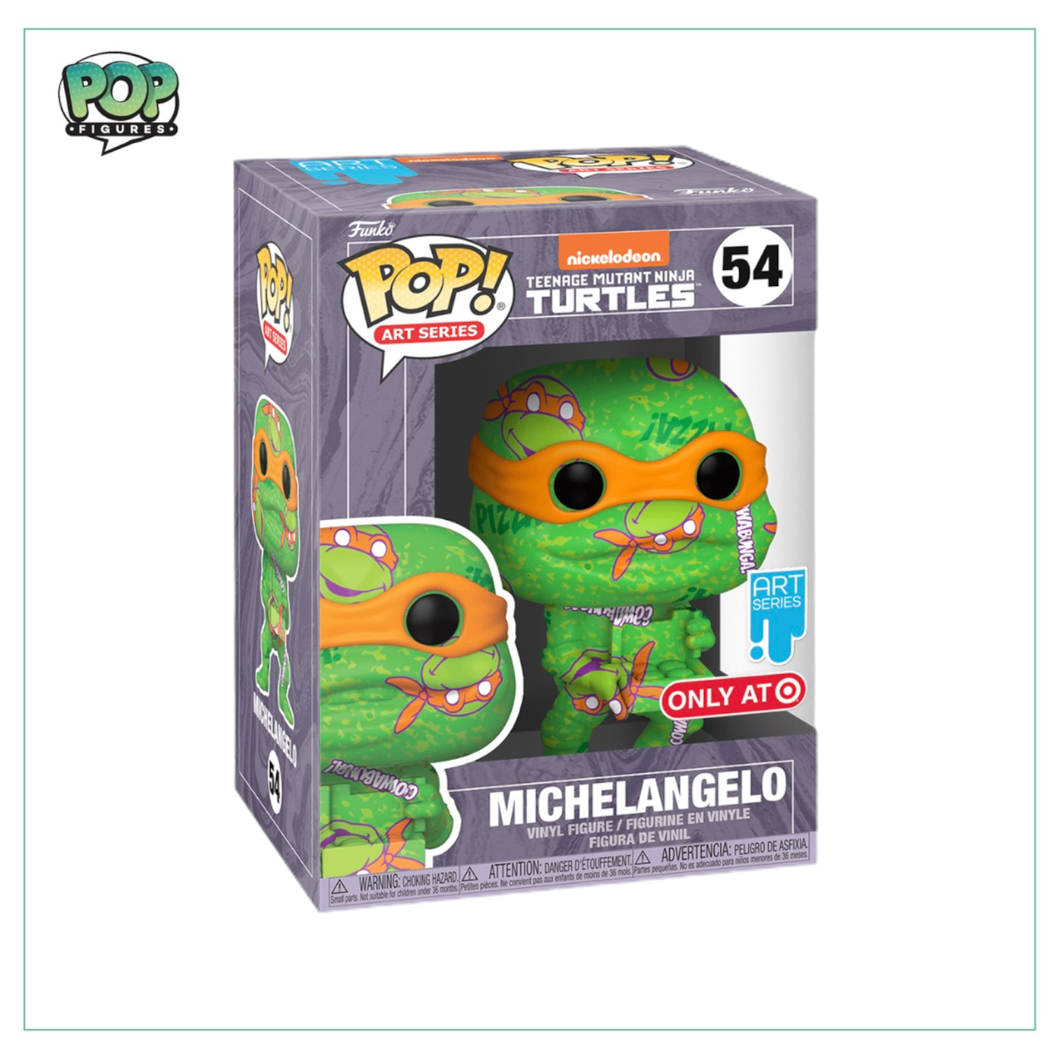 Michelangelo (Art Series) #54 Funko Pop! - Teenage Mutant Ninja Turtles -Target Exclusive