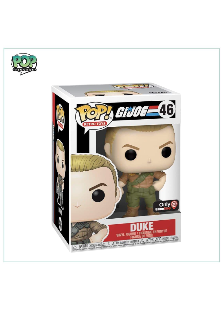 Duke #46 Funko Pop! G.I.Joe, Game Stop Exclusive