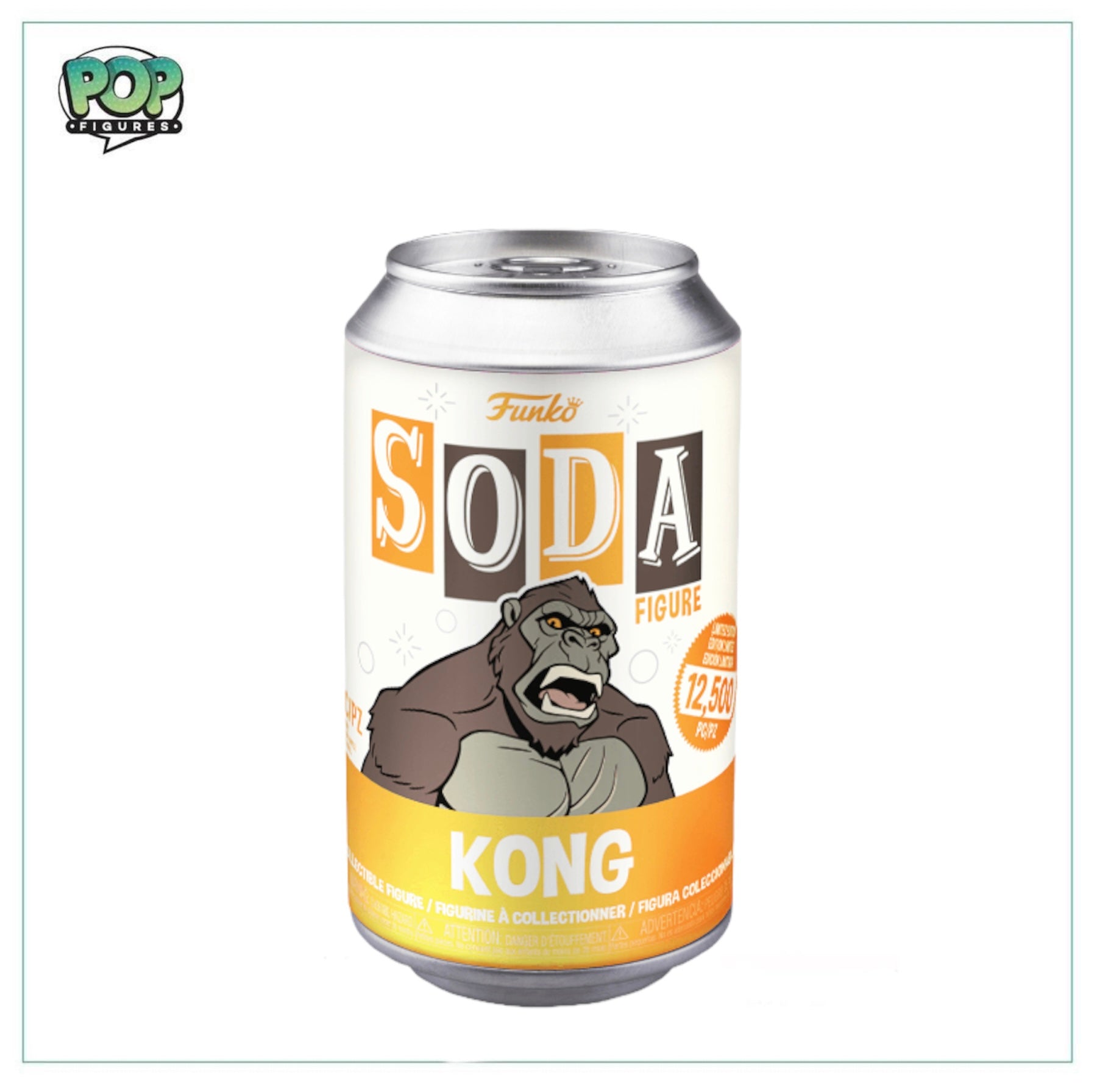 Kong Funko Soda Vinyl Figure! - Godzilla vs Kong - LE12500 Pcs - Chance Of Chase