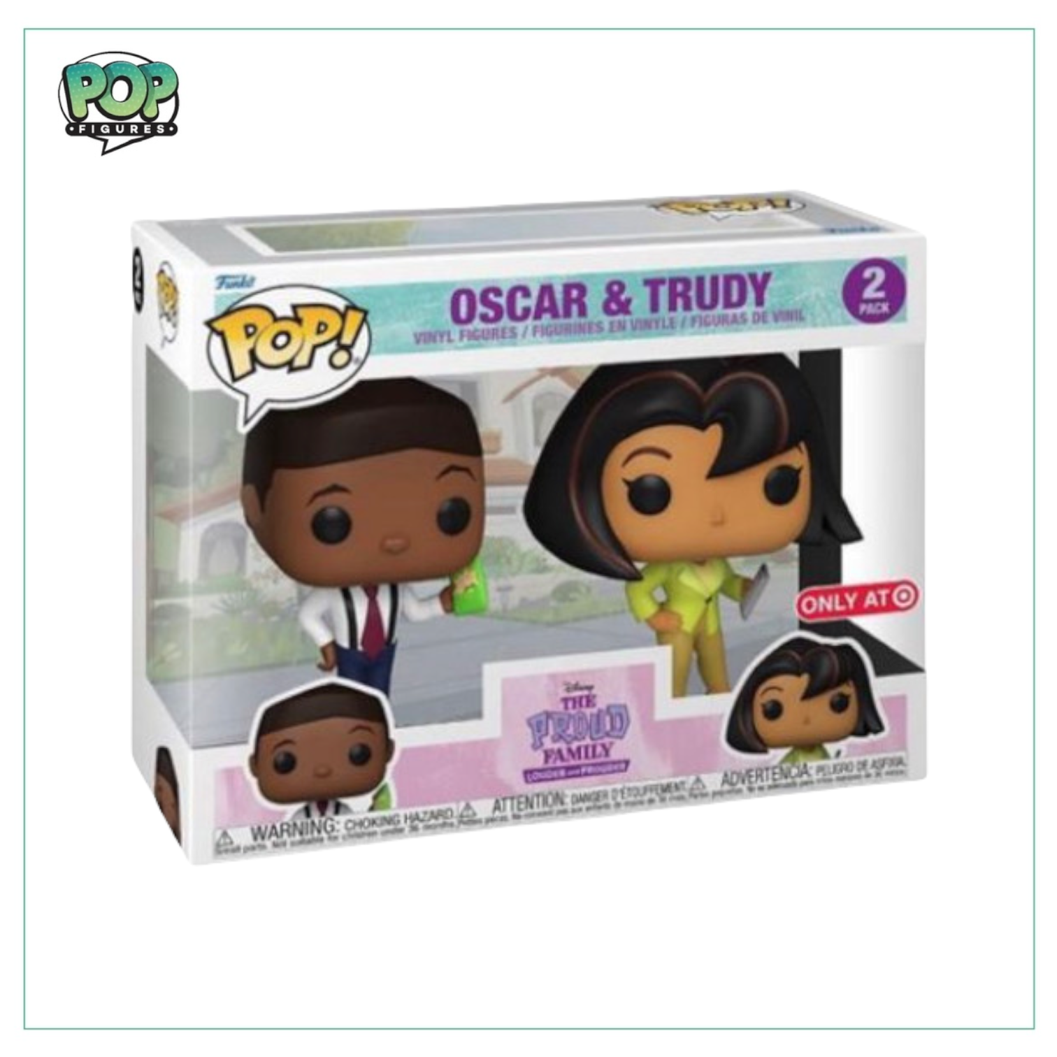 Oscar & Trudy Deluxe 2 Pack Funko Pop! The Proud Family - Target Exclusive