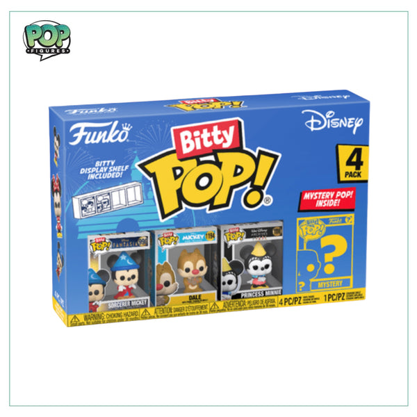 Sorcerer Mickey 4 pack Bitty POP! - Disney Classics - Chance of Chase