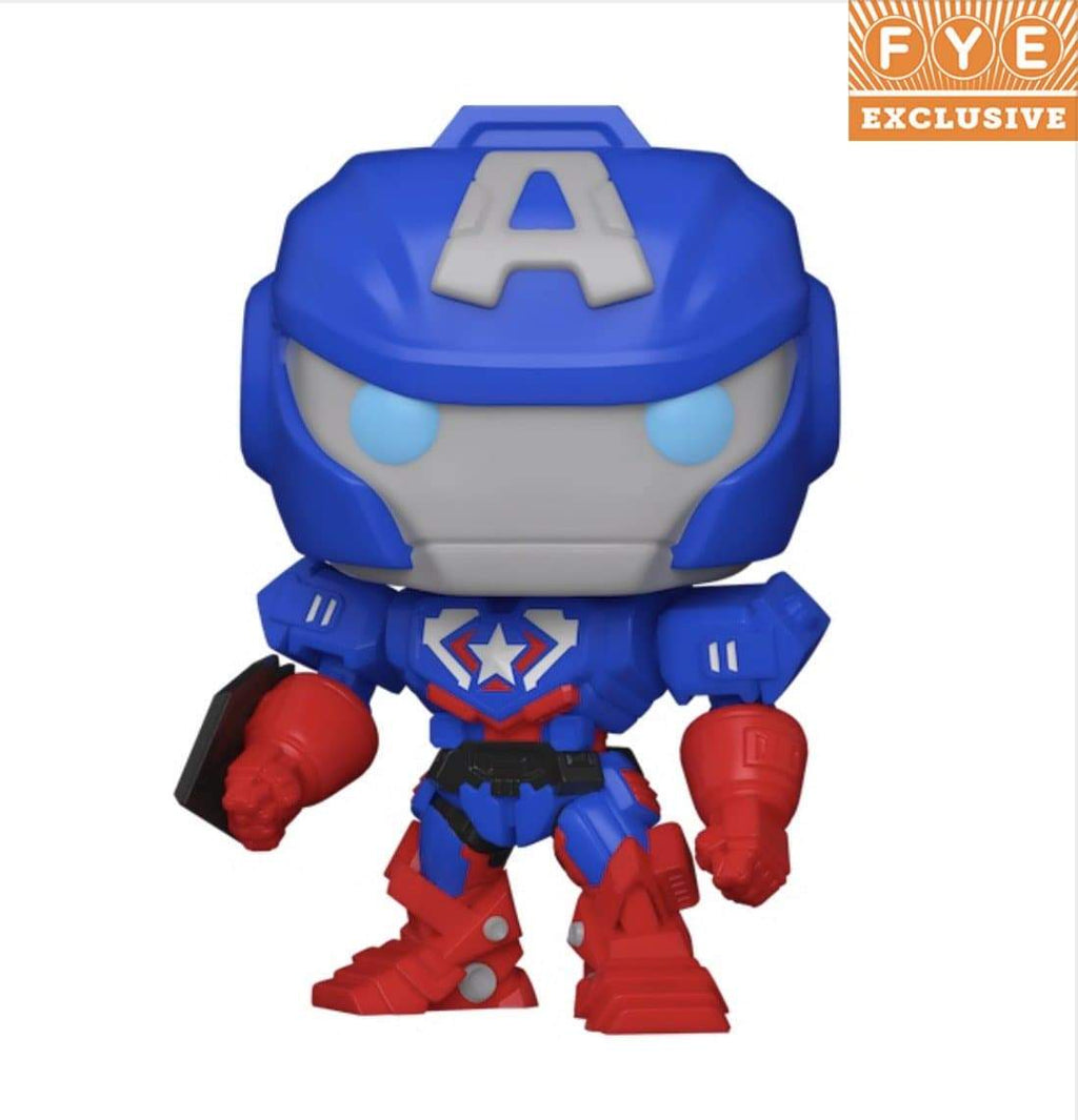 Captain Mech Bundle Captain America | #829 | Funko Pop! | Marvel Mech | FYE Exclusive