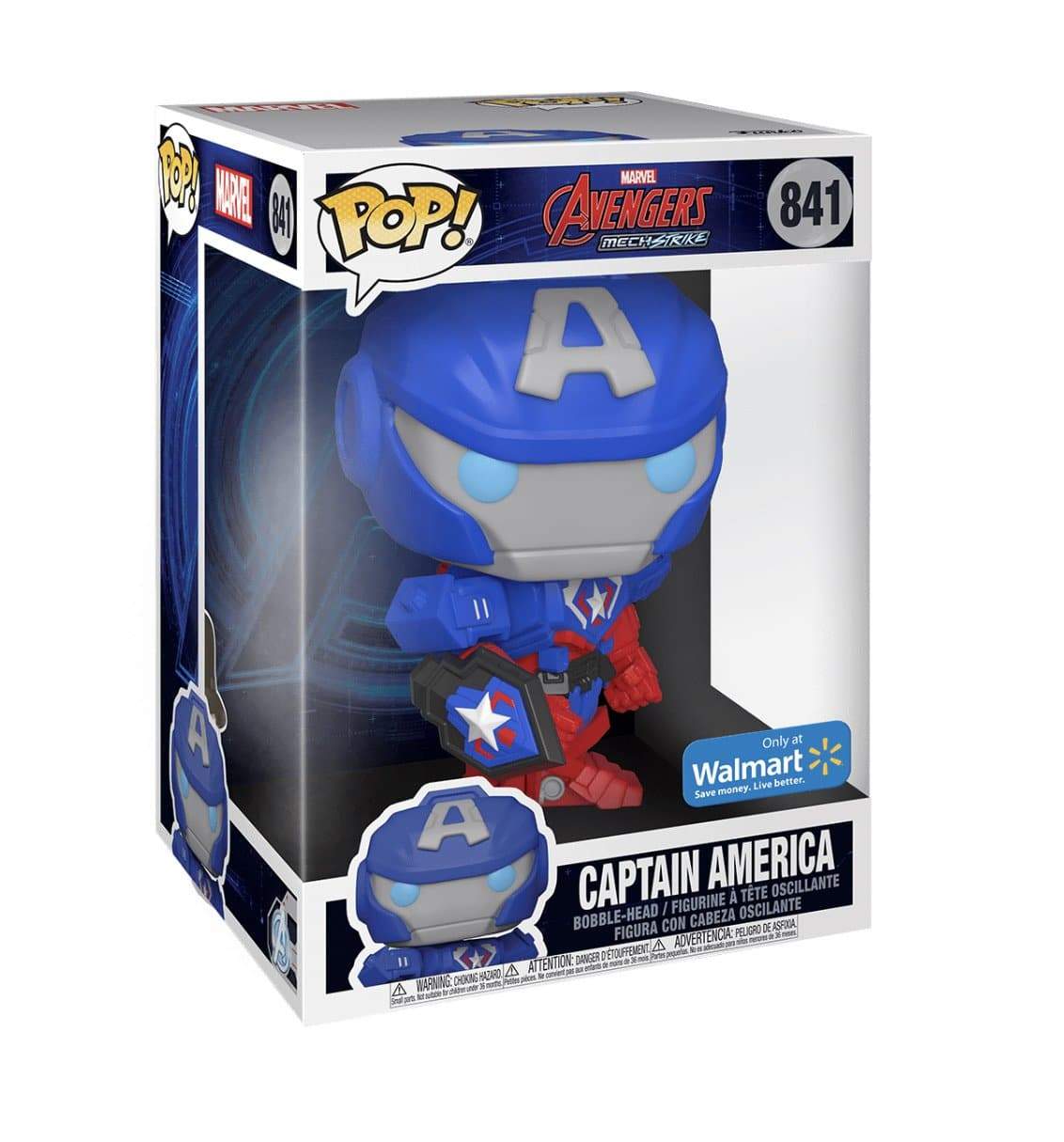 Marvel - Marvel Mech - Captain America Jumbo (Walmart Exclusive) PREORDER - Pop Figures