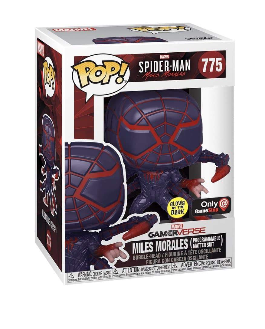 Marvel Spider-Man: Miles Morales - Programmable Matter Suit POP! Vinyl Figure GiTD GameStop PREORDER - Pop Figures