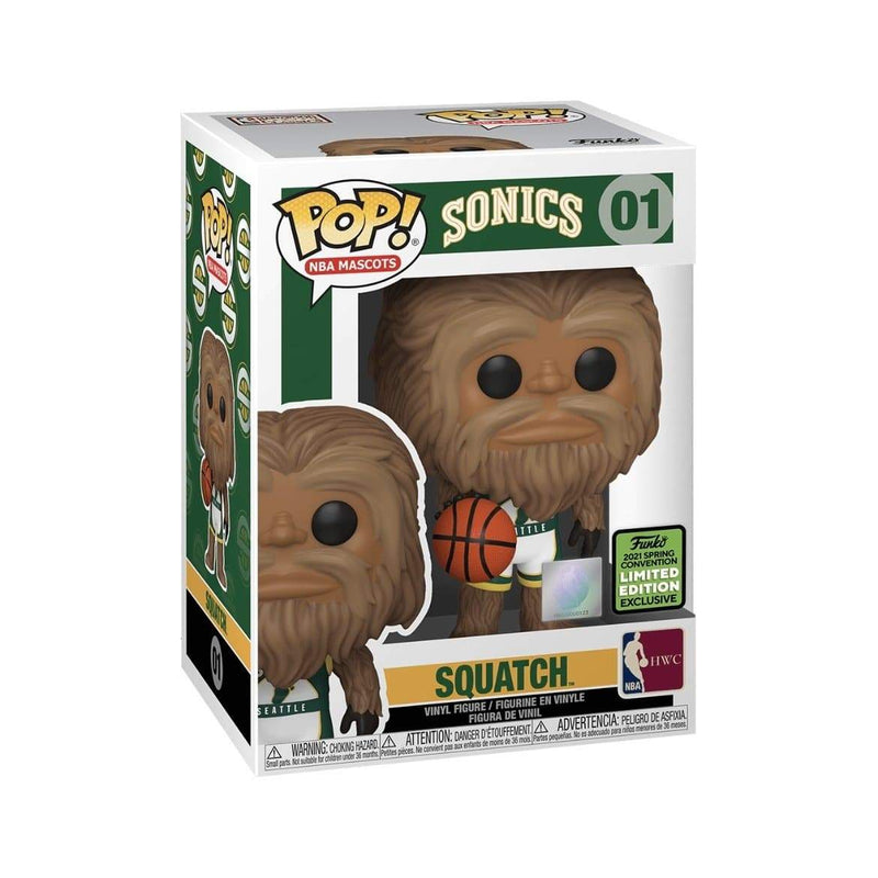 NBA Mascots - Sonics - Squatch (ECCC 2021 Shared Exclusive) - Pop Figures