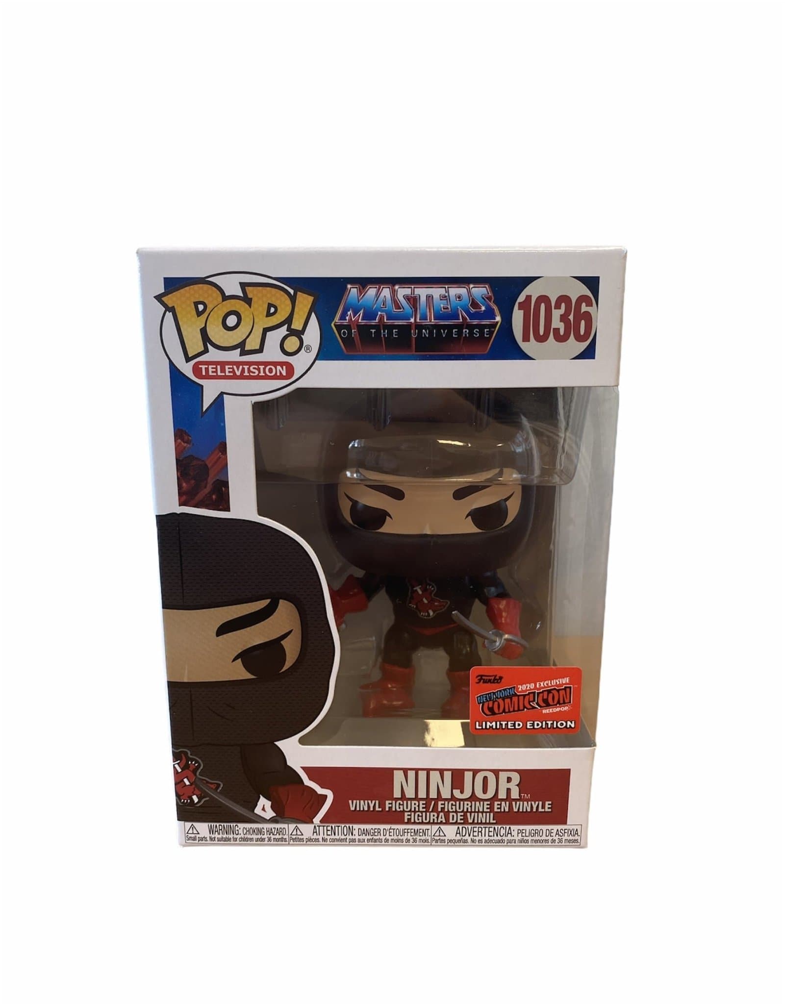 Ninjor #1036 Funko Pop! Masters Of The Universe. NYCC 2020 Official Convention Exclusive. - Pop Figures