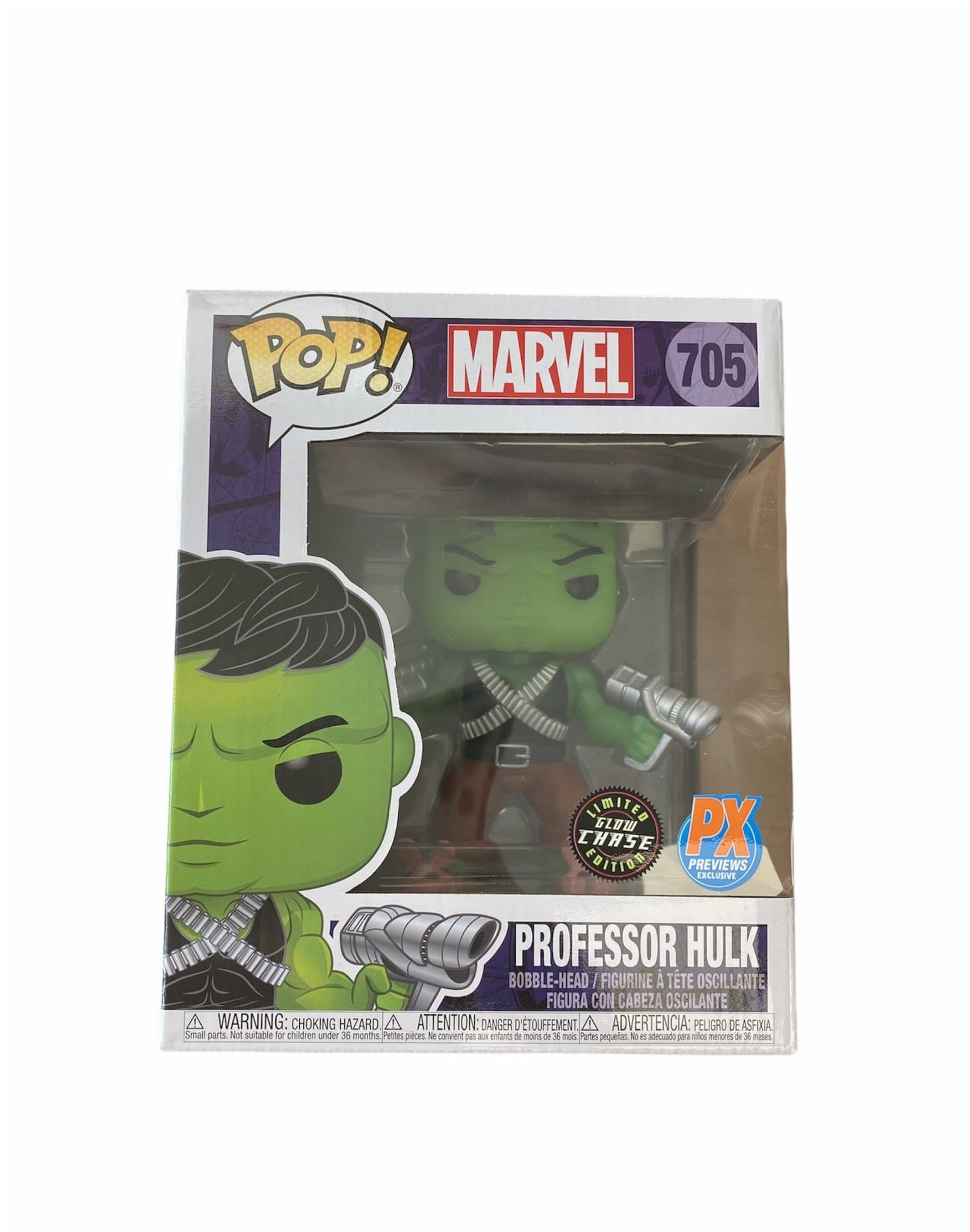 Professor Hulk #705 (Glow Chase) Marvel. PX Previews Exclusive. Condition 8/10 - Pop Figures