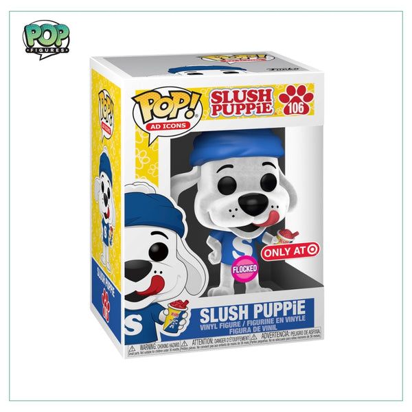 Slush Puppie #106 Funko Pop! (Flocked) Slush Puppie AD Icons - Target Exclusive - Pop Figures | Funko | Pop Funko | Funko Pop