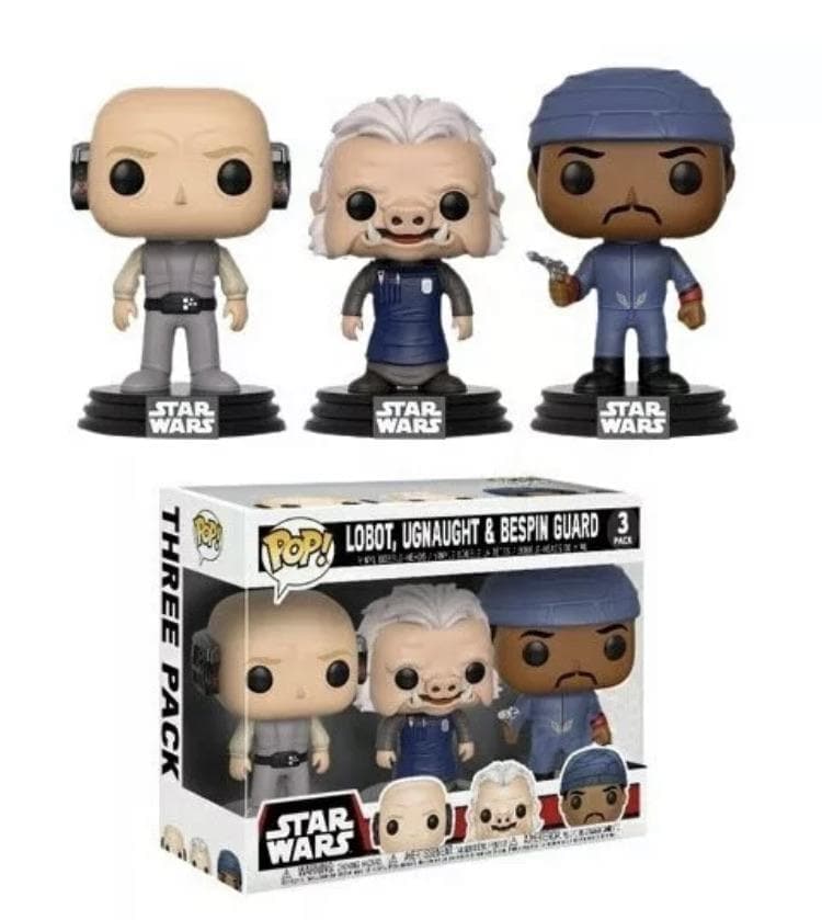 STAR WARS: Lobot, Ugnaught and Beapin Guard 3 Pack! - Pop Figures