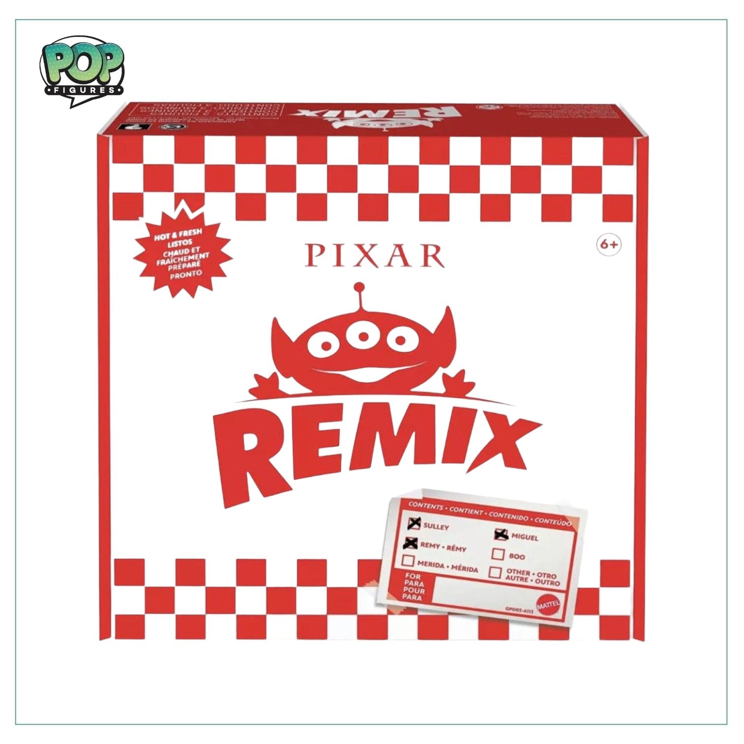 Sulley, Miguel, Remy 3 Pack Figures! Disney Alien Remix - Pop Figures | Funko | Pop Funko | Funko Pop