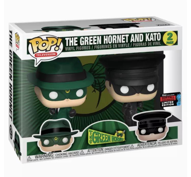 The Green Hornet & Kato 2 Pack Funko Pop! The Green Hornet, NYCC Limited Edition - Pop Figures | Funko | Pop Funko | Funko Pop