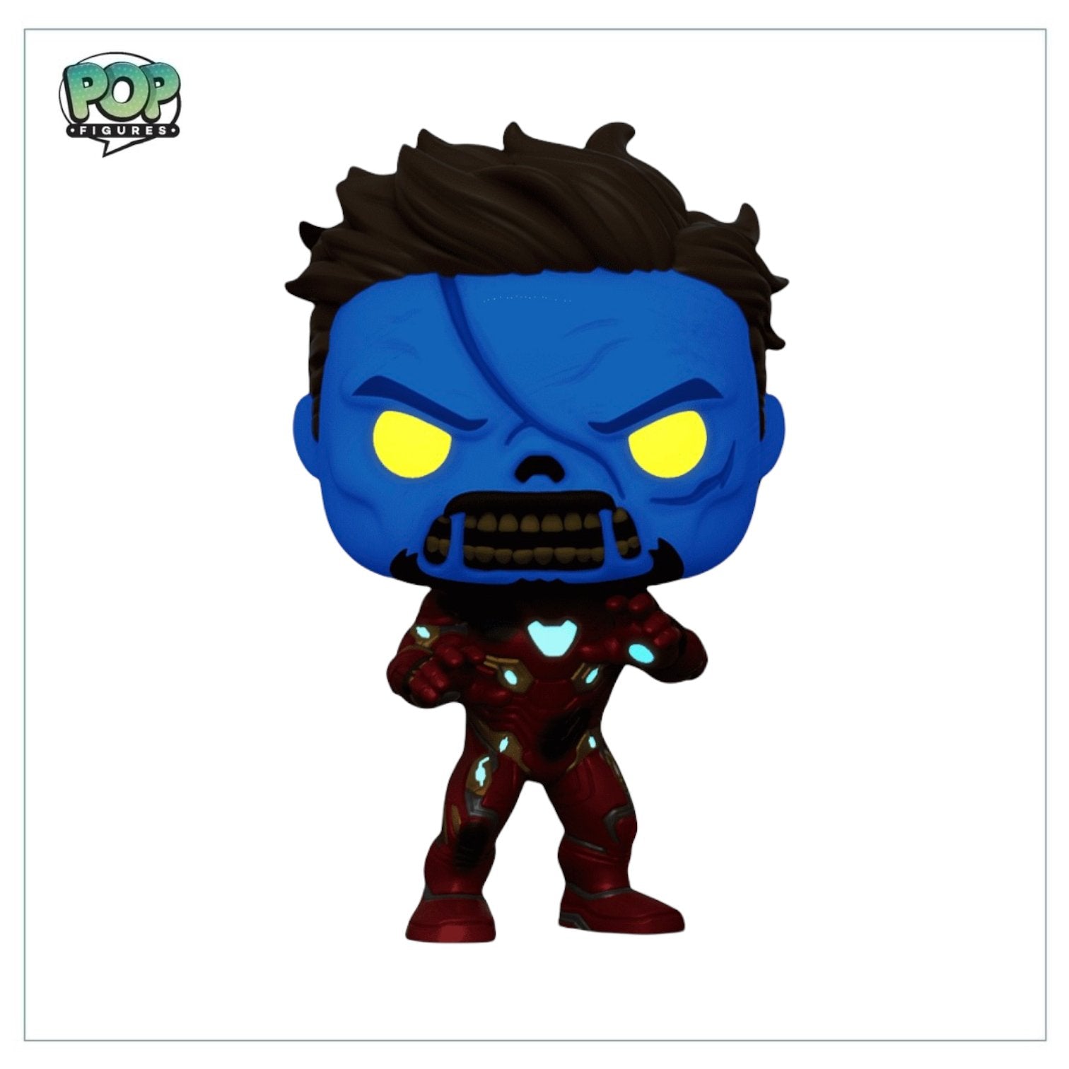 Zombie Iron Man (Glows in the Dark) #944 Funko Pop! Marvel What If…? - Amazon Exclusive - PREORDER - Pop Figures | Funko | Pop Funko | Funko Pop